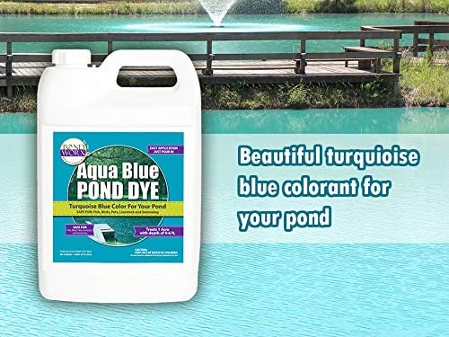 Pond Worx Lake and Pond Dye- Aqua Blue Pond Dye - 1 Gallon - Image 3