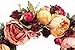 Large Blooming Flower wreath handmade home wall decor vintage model