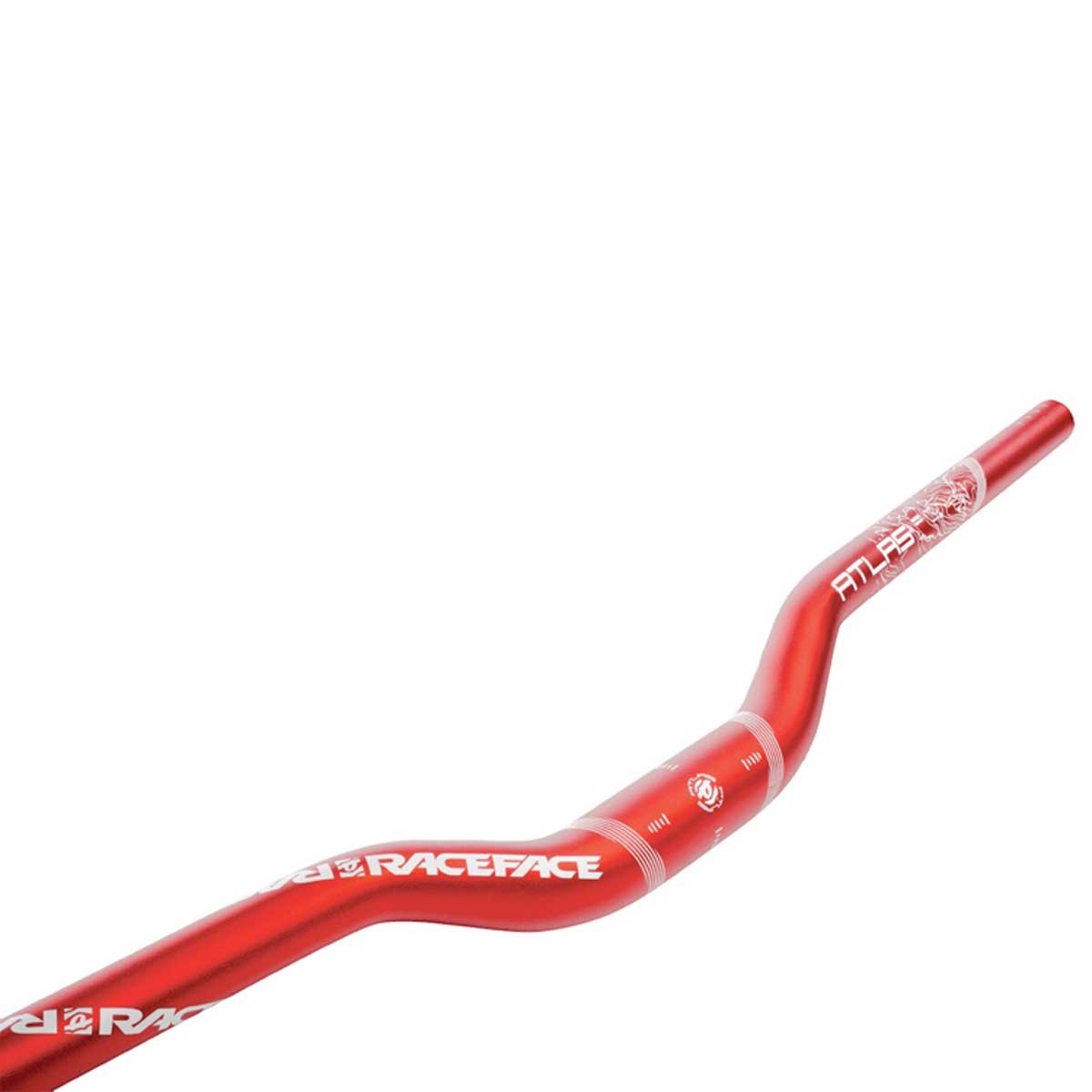 RaceFace RF HB12AR31.8RED Atlas 1.25 Riser 31.8 x 785 Handle Bar - Red
