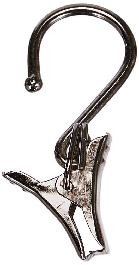 GARDINIA 20 x Metal Nickel Rope Clips