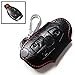 iJDMTOY Genuine Leather Remote Smart Key Fob Case Holder Cover For Mercedes-Benz C E S CLA CLS ML GL GLK CLK SLK Class, etc