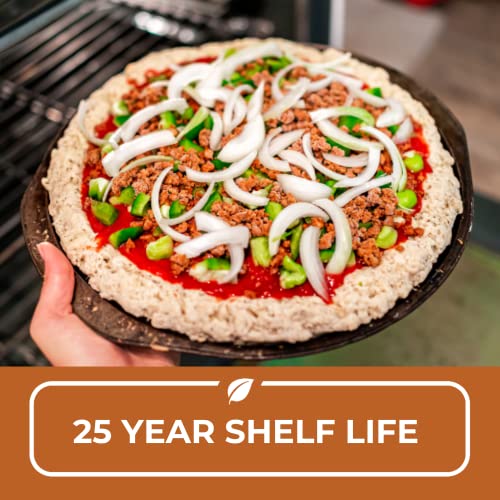 Nutristore Freeze Dried Sausage PreCooked Ground Pork Meat for Backpacking, Camping, Meal