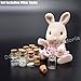 Odoria 1:12 Miniature 10pcs Display Glass Bottles Jars with Cork for Food Storage Dollhouse Kitchen Accessories