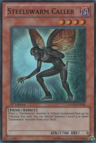 Yu-Gi-Oh! - Steelswarm Caller (HA05-EN046) - Hidden Arsenal 5 - 1st Edition - Super Rare
