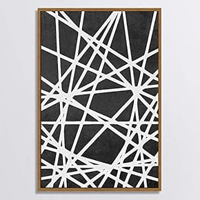 signwin Framed Canvas Wall Art Black and White...