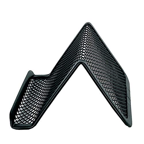 Xin store Metal Mesh Business Card Holder Organizer for Desk Office, Black (Pack of 8)