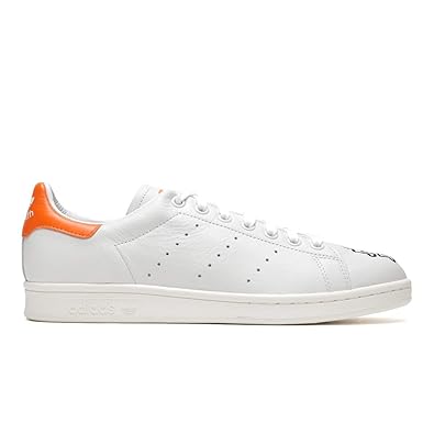 stan smith white orange