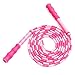 Jump Rope - Soft Beaded Segment Skipping Rope - Adjustable Tangle-Free Fancy Rope for Workout, Fitness Training, WOD, MMA, Crossfit