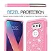 LeYi Compatible for LG V30 / LG V30 Plus/LG V35 ThinQ Case with HD Screen Protector， LeYi Luxury Glitter Bling Cute Girls Women Dual Layer Heavy Duty Phone Case for LG V30 / LG V30 + TP