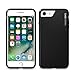 iPhone 8 Case/iPhone 7 Case, CaseCrown Lux Glider Case (Jet Black) w/Glossy Finish & Felt Interior