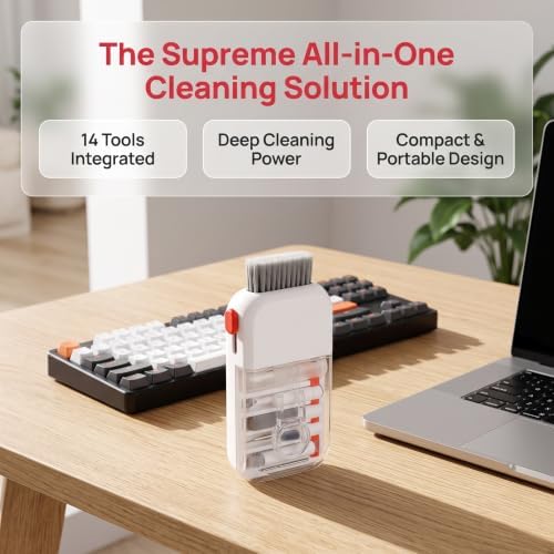 Kit de Nettoyage Électronique 14 en 1 pour Clavier, PC, Écran et Caméra