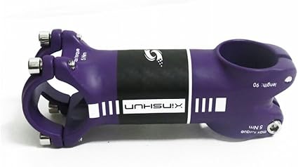 purple bike stem