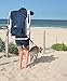 Rio Beach Lace-Up Suspension Folding Beach Chair, Blue