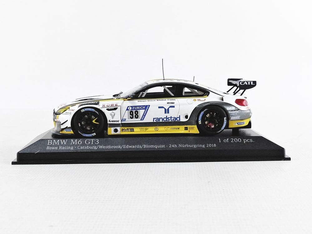 Minichamps 447182698 Collectible Miniature Car White / Yellow / Grey, Blanc/ Jaune/Gris - Image 3