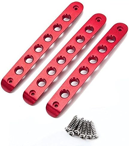 AutoOcean Red 3pc Front Rear Door Aluminum Grab Handle Pull Inserts Cover Trim Set Accessories Jeep Wrangler JK Unlimited 2 door 2007 2008 2009 2010 2011 2012 2013 2014 2015 2016