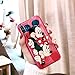 Ultra Slim Fit Shiny Smooth Soft TPU Red Mickey and Minnie Mouse Case for iPhone X iPhoneX Cartoon Sleek Flexible Protective Shockproof Cool Fun Cute Lovely Fashion Bling Gift Girls Teens Kids