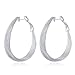 Newtrip 925 Sterling Silver Fashion Classic Big Hoop Drop Dangle Earring, Style5