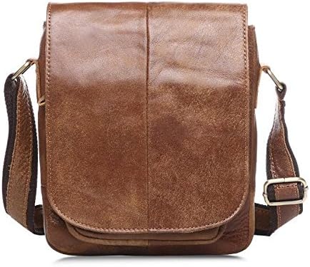YZL/ Leather man bag men's casual shoulder slung small baotou cow leather bag , 2