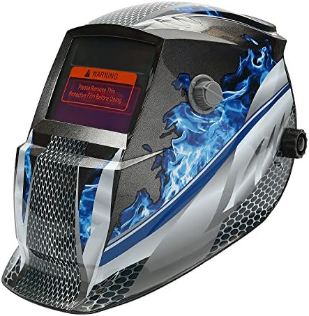 LESOLEIL Solar Powered Welding Helmet with Replaceable Auto-Darkening Lens