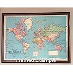 Bacon’s Standard Map of The World – Vintage 18×27.5 Poster