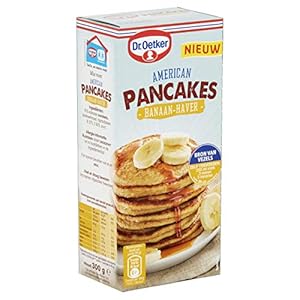 Dr.Oetker American Pancakes Banaan Haver – mix voor 20 pancakes (300 g)