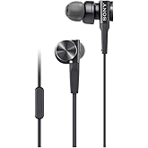 SONY Sealed Type Inner Ear Receiver MDR-XB75AP B (Black)【Japan Domestic Genuine Products】