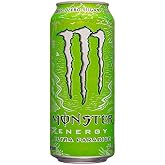 Monster Energy Ultra Zero Sugar Energy Drinks 16 ounce cans (Ultra Paradise, 6 Cans)