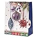 Gift Boutique Beautiful Glitter Pop Up Christmas Gift Bags with Handles and Tags in 4 Assorted Designs & 3 Sizes- Small, Medium & Large 12 Pack