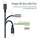 ONSON Micro USB Cable,4Pack 3FT/6FT/6FT/10FT Long Premium Nylon Braided Android Charger USB to Micro USB Charging Cable Samsung Charger Cord for Samsung Galaxy S7 Edge/S7/S6/S4/S3,Note 5/4/3 (Blue)
