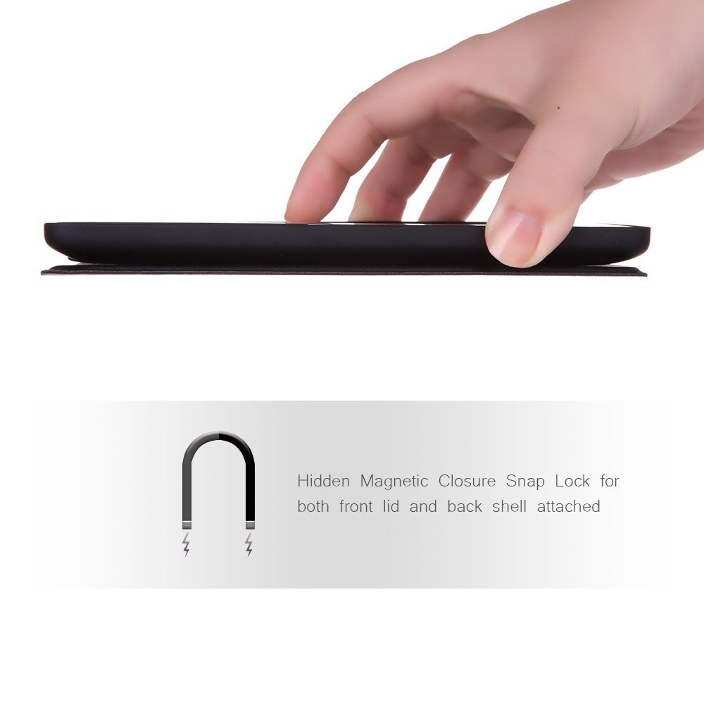 Nouske PWO001 Origami Autowake Function Leather Flip Folio