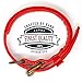 Logical Leather Padded Dog Collar - Best Full Grain Heavy Duty Genuine Leather Collar - Red - Small