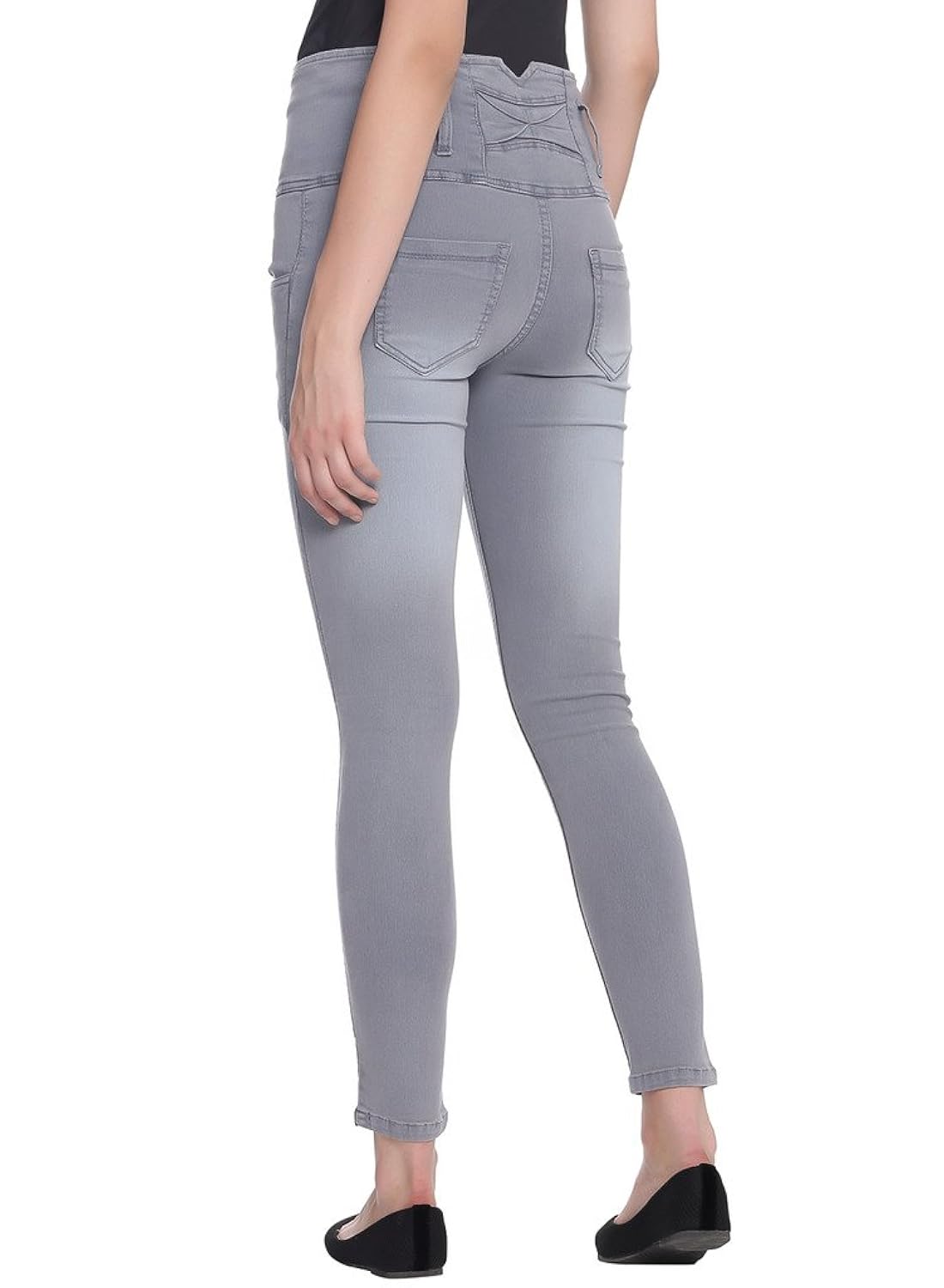 broadstar women denim grey jeans