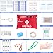 First Aid Kit Medical Survival Bag(46 Piece),Mini First Aid Kit: Compact for Emergency at Home, Outdoors, Car, Camping, Workplace, Hiking , Survival., ANMEILU.