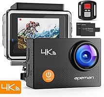 APEMAN 4K WiFi Caméra Sport jusqu'à -30%