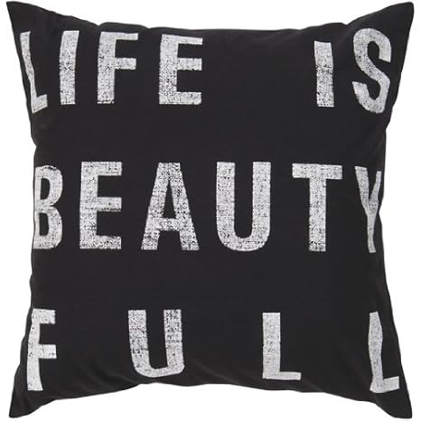 Amazon Com Diva At Home 22 Black Life Is Beauty Full Printed