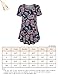 Women Floral Tunic Tops,Vivilli Womens Tie Dye Tunic Dress Printed V Neck Short Sleeve Summer Flowy Tops(XX-Large, #33 Light Blue)