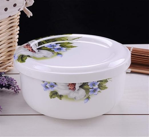 KISlink Recipiente de cerámica para microondas con lonchera ...