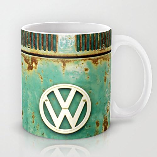 luRouse VW Retro Coffee/Tea Mug 3.7" x 3.1" ,11oz