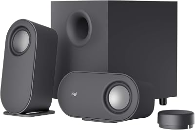 Z407 Altoparlanti Bluetooth per computer con subwoofer e controllo wireless, audio avvolgente, audio premium con ingressi multipli, altoparlanti USB - Nero