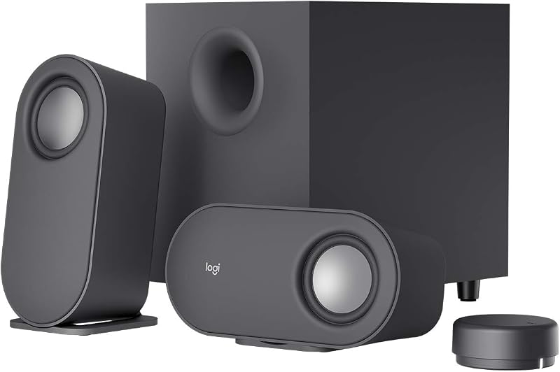 Z407 Altoparlanti Bluetooth per computer con subwoofer e controllo wireless, audio avvolgente, audio premium con ingressi multipli, altoparlanti USB - Nero