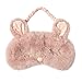 Ayygiftideas New Fashion Plush Rabbit Eye Mask Cute Sleeping Blindfold Eye Cover