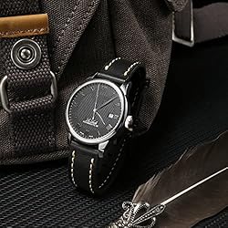 REZERO Handmade Genuine Leather Watch Band, 26mm