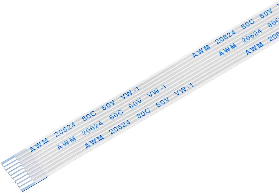 sourcing map Flexible Flat Cable,150mm 1mm Pitch 9 Pins FPC FFC Flexible Ribbon Cable for LCD TV Car Audio DVD Player 5Pcs (A type) - Image 5