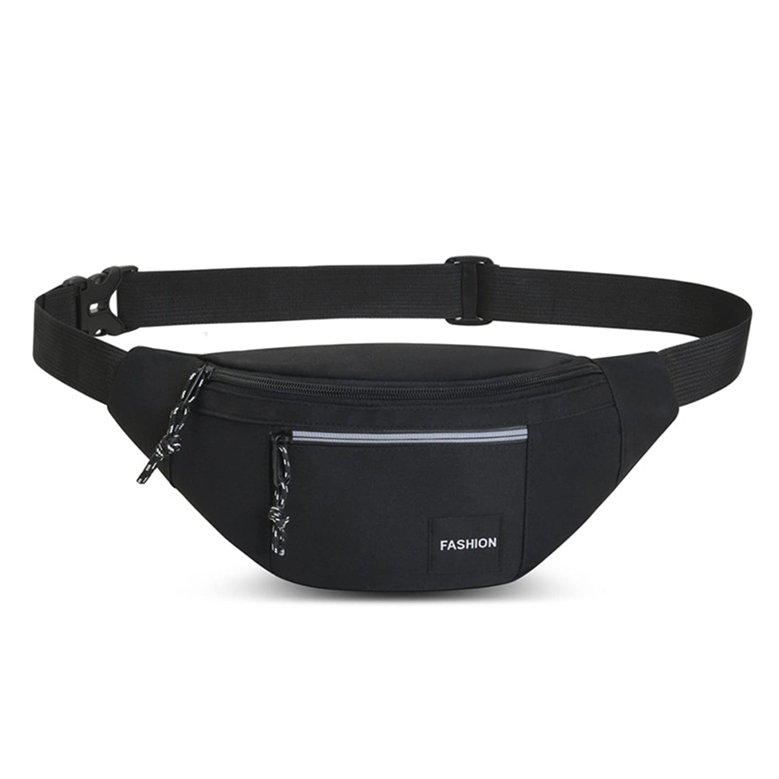 Long Keeper Waist Fanny Pack for Women Men, Waterproof Bum Bag Dog Walking Running Hiking Waist Packs with Adjustable Belt for Sport Travel Outdoor
