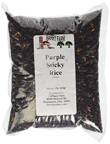 Purple sticky rice, 1lb.