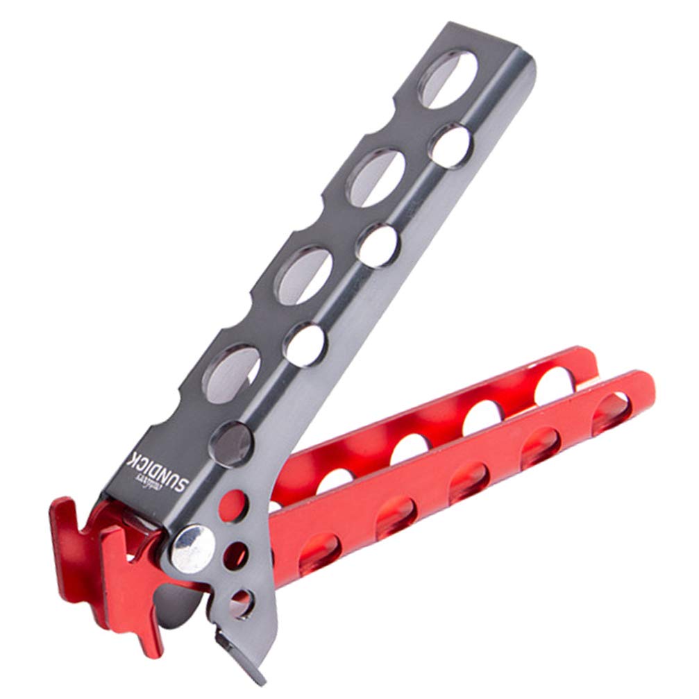 VORCOOL Camping Pot Pan Gripper Bowl Gripper Aluminum Bowl Pot Gripper Anti-hot Handle Clip Gripper Dish Gripper Clamp Clip Retriever Heat Insulation Kitchen Tools
