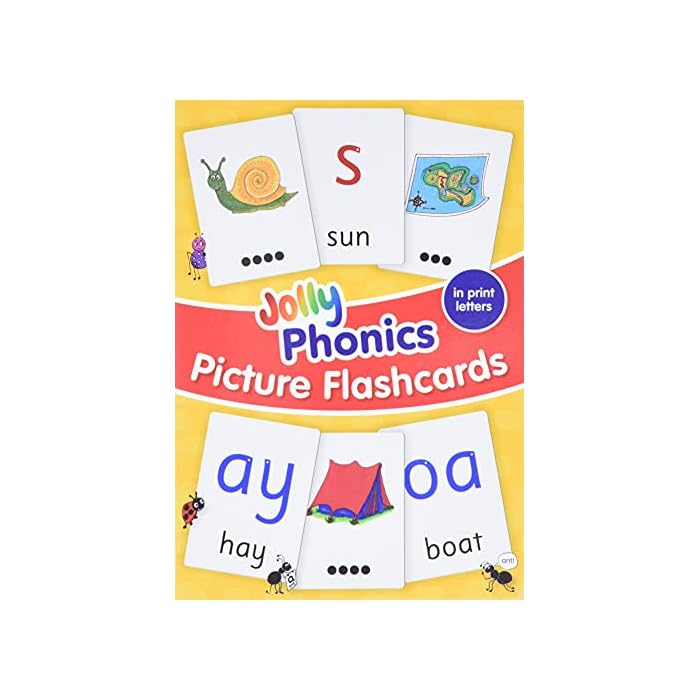 Buy Jolly Phonics Picture Flash Cards In Print Letters Online at