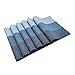 Familamb Placemats for Dining Table Set of 6 Woven Vinyl Washable Table Placemats Table Decoration Heat Insulation Stain Resistant Blue-Strip