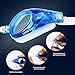Swim Goggles, Amazer Clear Swimming Goggles Swim Mask with Clear Vision Anti Fog UV Protection No Leak Come Easy to Adjust with Free Protection Case for Adult Men Women Youth Junior (Blue)