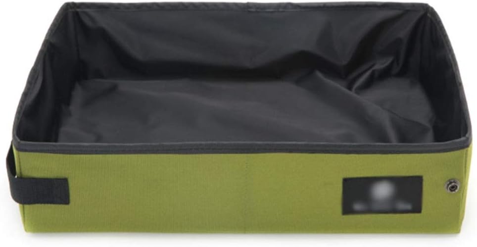 Asdflina-pets A Prueba de Agua, enrolle la Caja de Arena para Gatos del